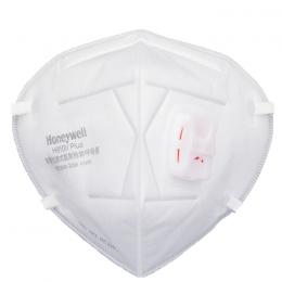 霍尼韦尔Honeywell防伪颗粒物防护口罩H1009102V带阀折叠口罩头带式