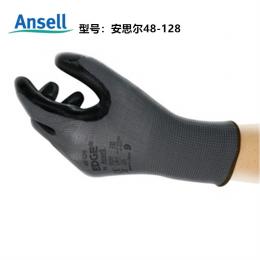 ANSELL安思尔 48-128丁腈涂层防护手套