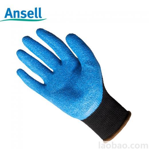 Ansell安思尔 48-305橡胶针织抗撕裂打磨手套
