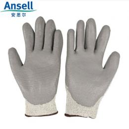 Ansell安思尔 11-730防切割抗割PU涂层手套