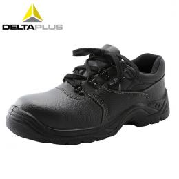 代尔塔DeltaPlus 301518 牛皮防砸防刺穿防静电防滑耐磨低帮安全鞋