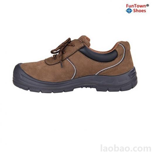 范特仕Funtownshoes 6205P 防砸防滑防穿刺防静电安全鞋复合包头