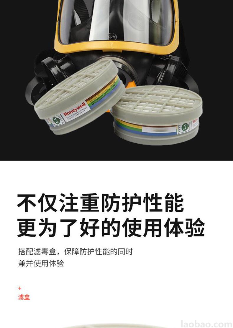 霍尼韦尔Honeywell经济型硅胶双滤盒半面罩B290